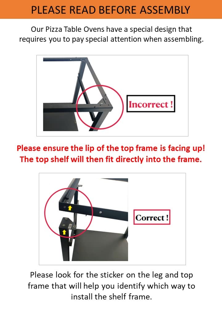 NUUK 30IN Steel Pizza Oven Table
