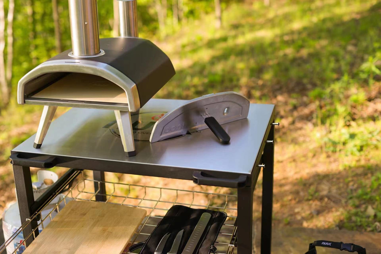 NUUK Deluxe 30IN Stainless Steel Pizza Oven Table