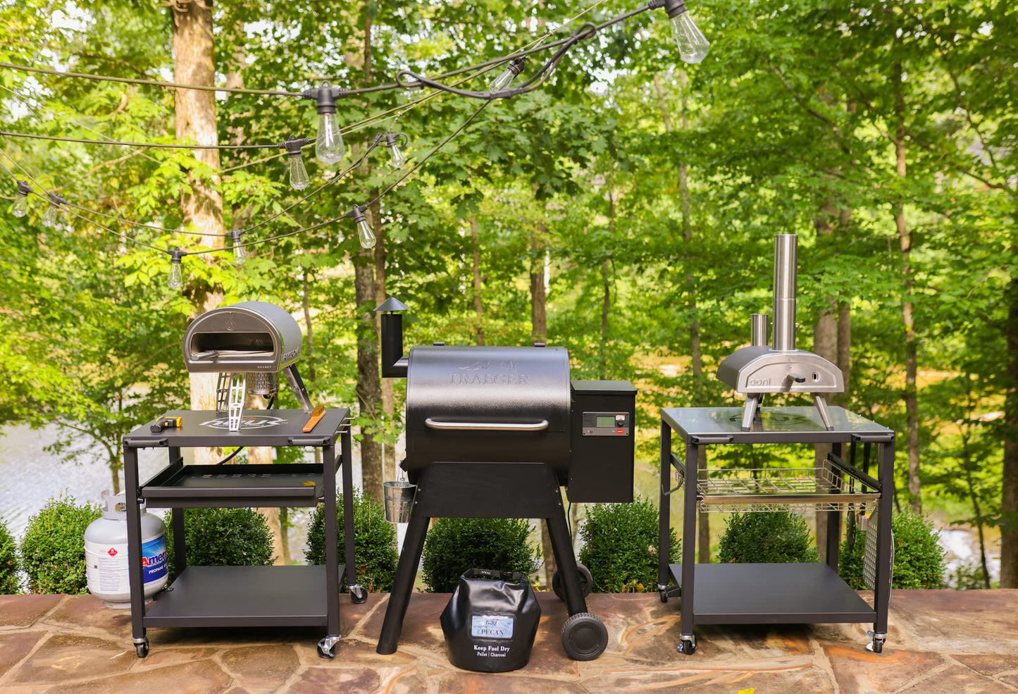 NUUK 30IN Steel Pizza Oven Table