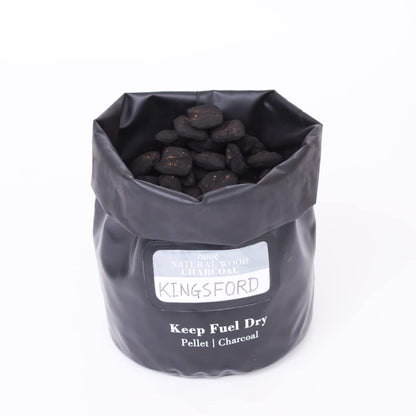 NUUK 20 LBs Pellet/Charcoal Fuel Storage Bucket, Black Color